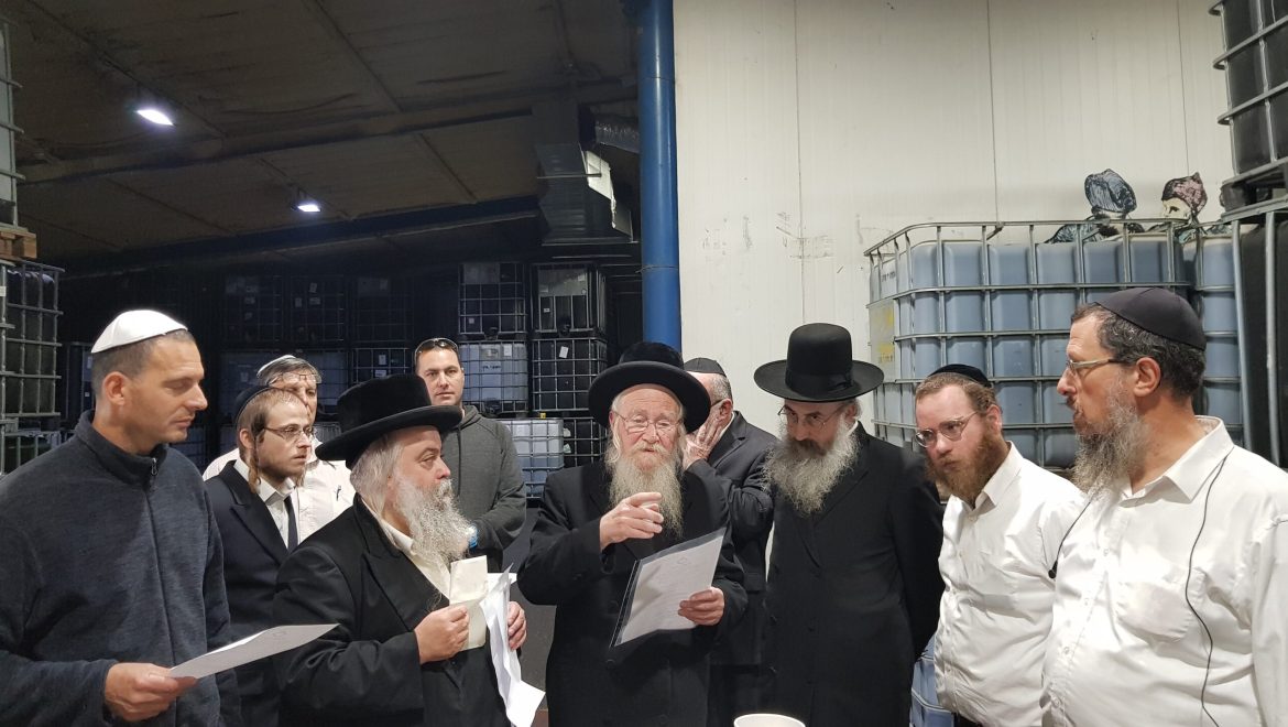 הפרשת תרומות ומעשרות שמן זית בבית בד היוגב